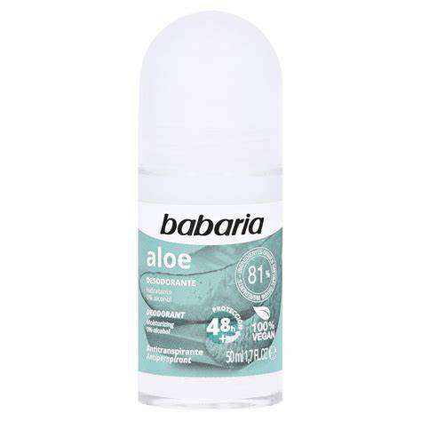 رول ضد تعریق Aloe باباریا | ضد باکتری ، آبرسان ا Babaria Aloe Deodorant Hydratante