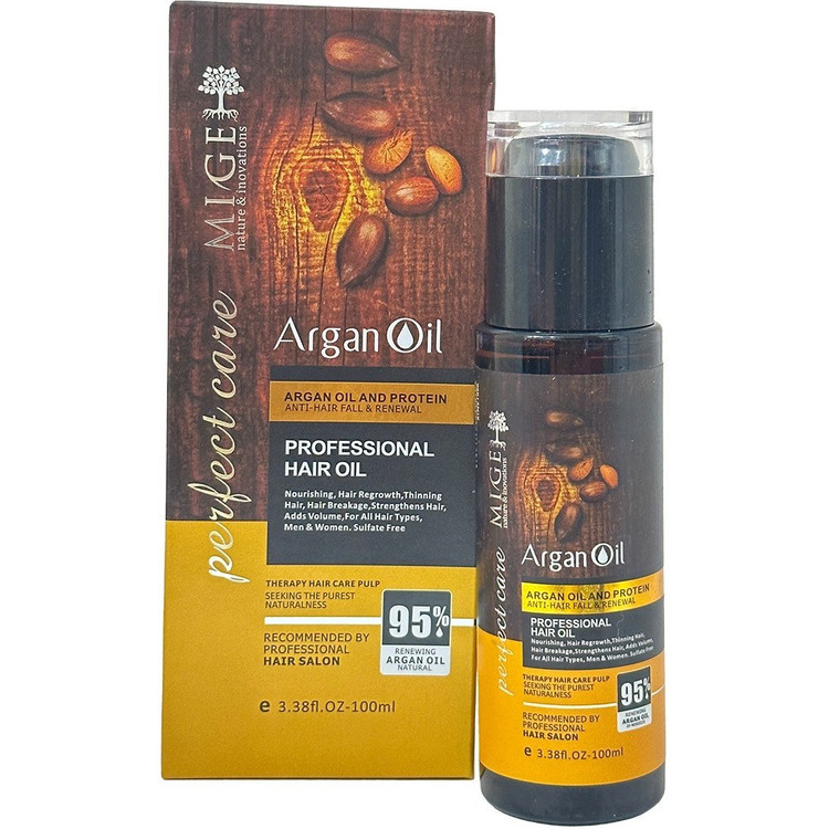 روغن مو میگه مدل Argan oil حجم 100 میلی لیتر