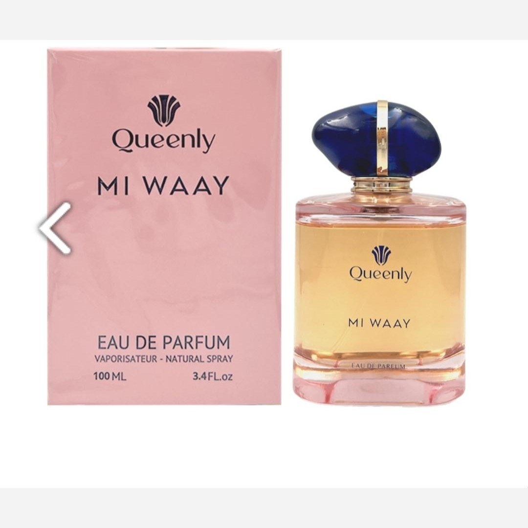 عطر ادکلن زنانه کویینلی مای وی حجم 100میل دخترانه کوئینلی صورتی queenly mi waay