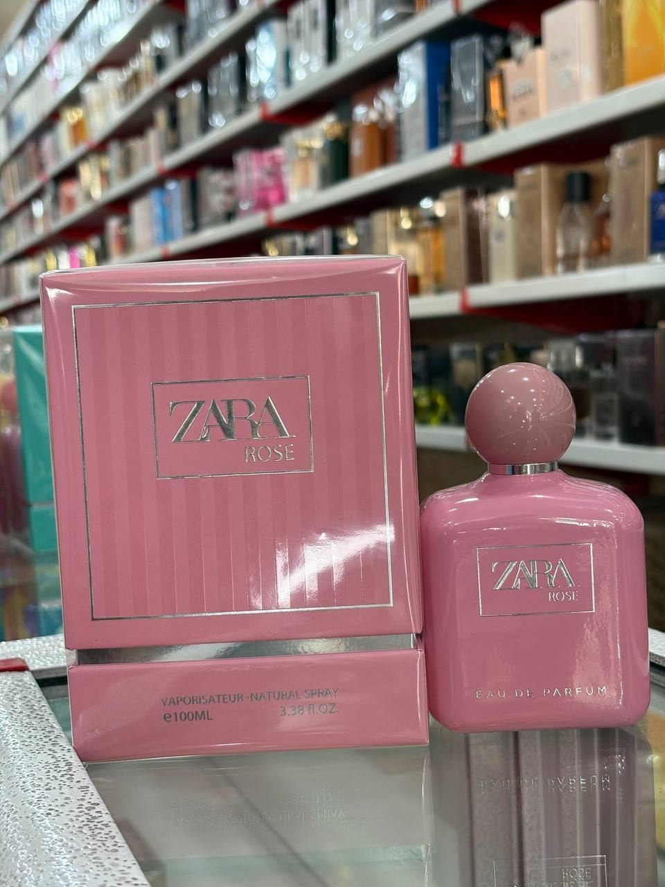 عطر ادوپرفیوم زنانه زارا مدل رز 100 میل