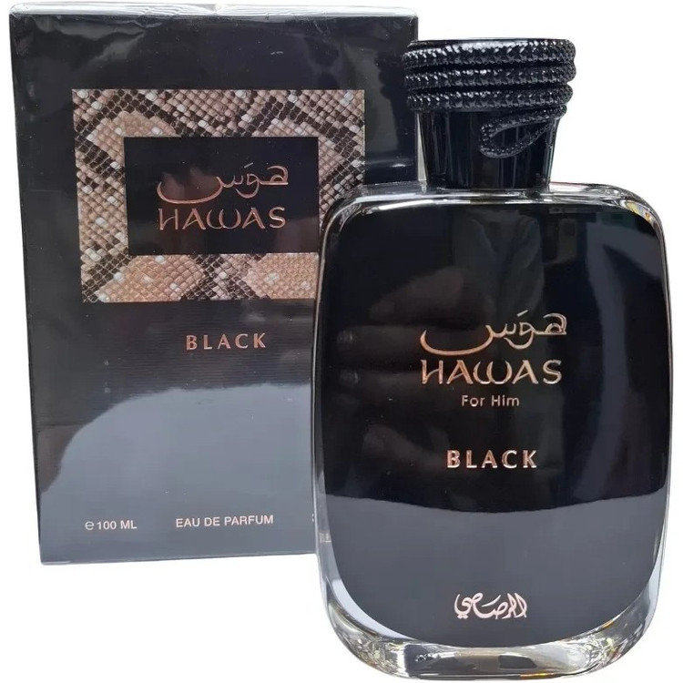 ادکلن هوس بلک رصاصی 100 میل Hawas Black Rasasi