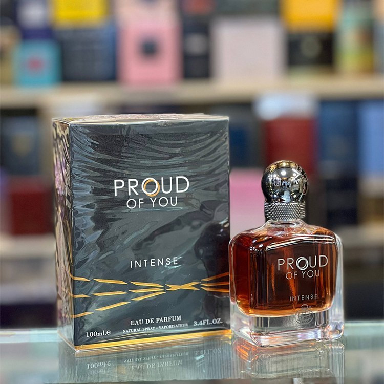 ادو پرفیوم مردانه Fragrance world Proud Of You Intense حجم 100 میلی لیتر